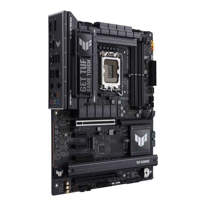 Asus TUF Gaming Motherboard Z890-Plus with Wifi-6 Support DDR5 Intel® Z890 (LGA 1851) ATX Asus TUF Gaming Motherboard Z890-Plus with Wifi-6 Support DDR5 Intel® Z890 (LGA 1851) ATX